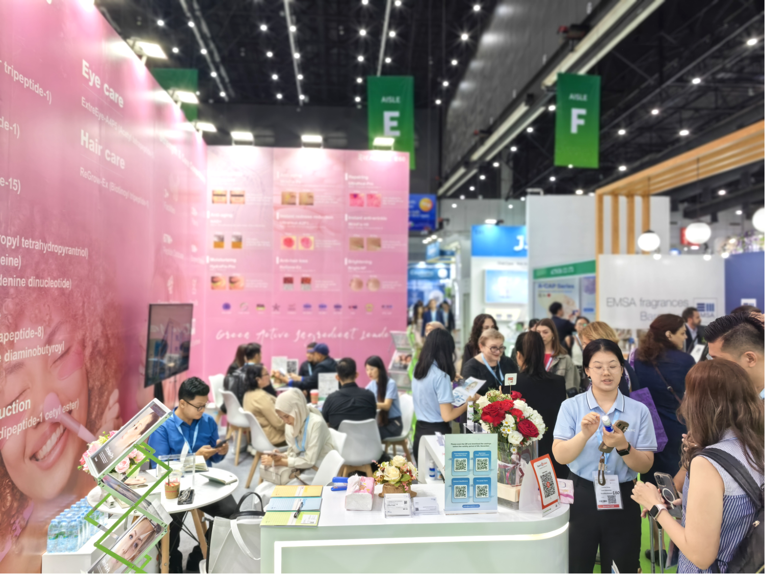 In-Cosmetics Asia, booth No. E60