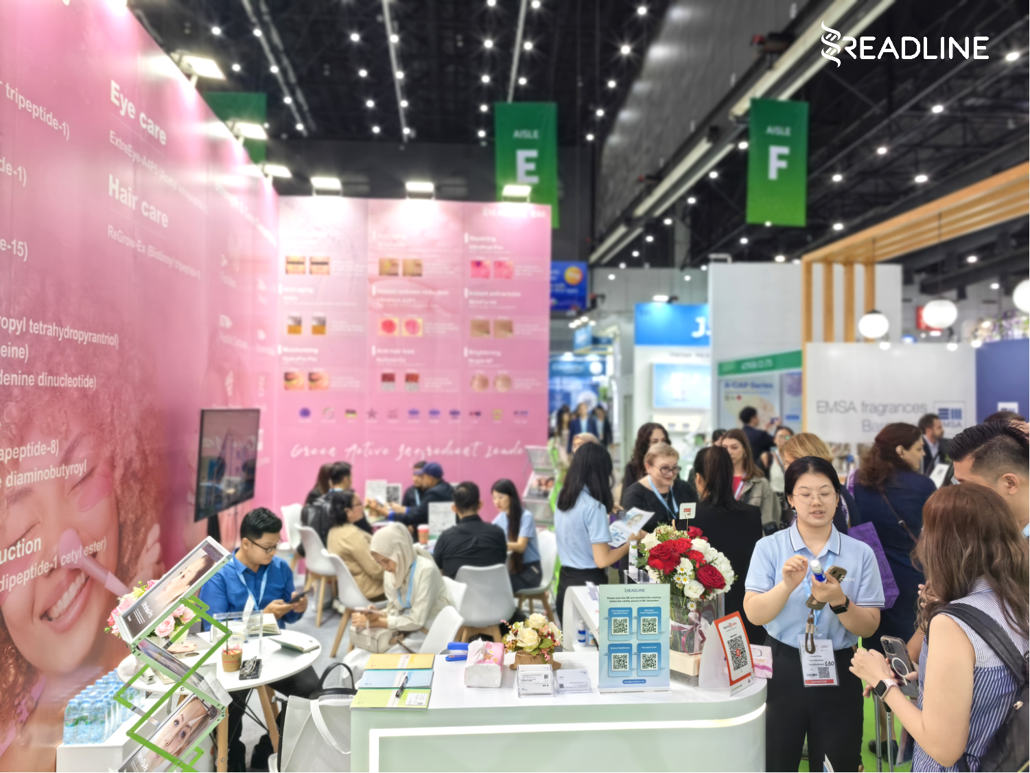 In-Cosmetics Asia, booth No. E60