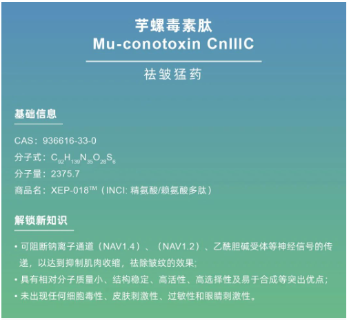 皱纹橡皮擦——芋螺毒素肽